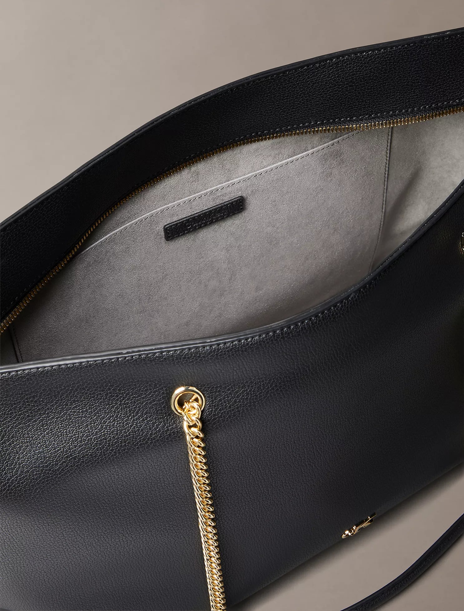 Archive Hardware Chain Strap Tote Bag