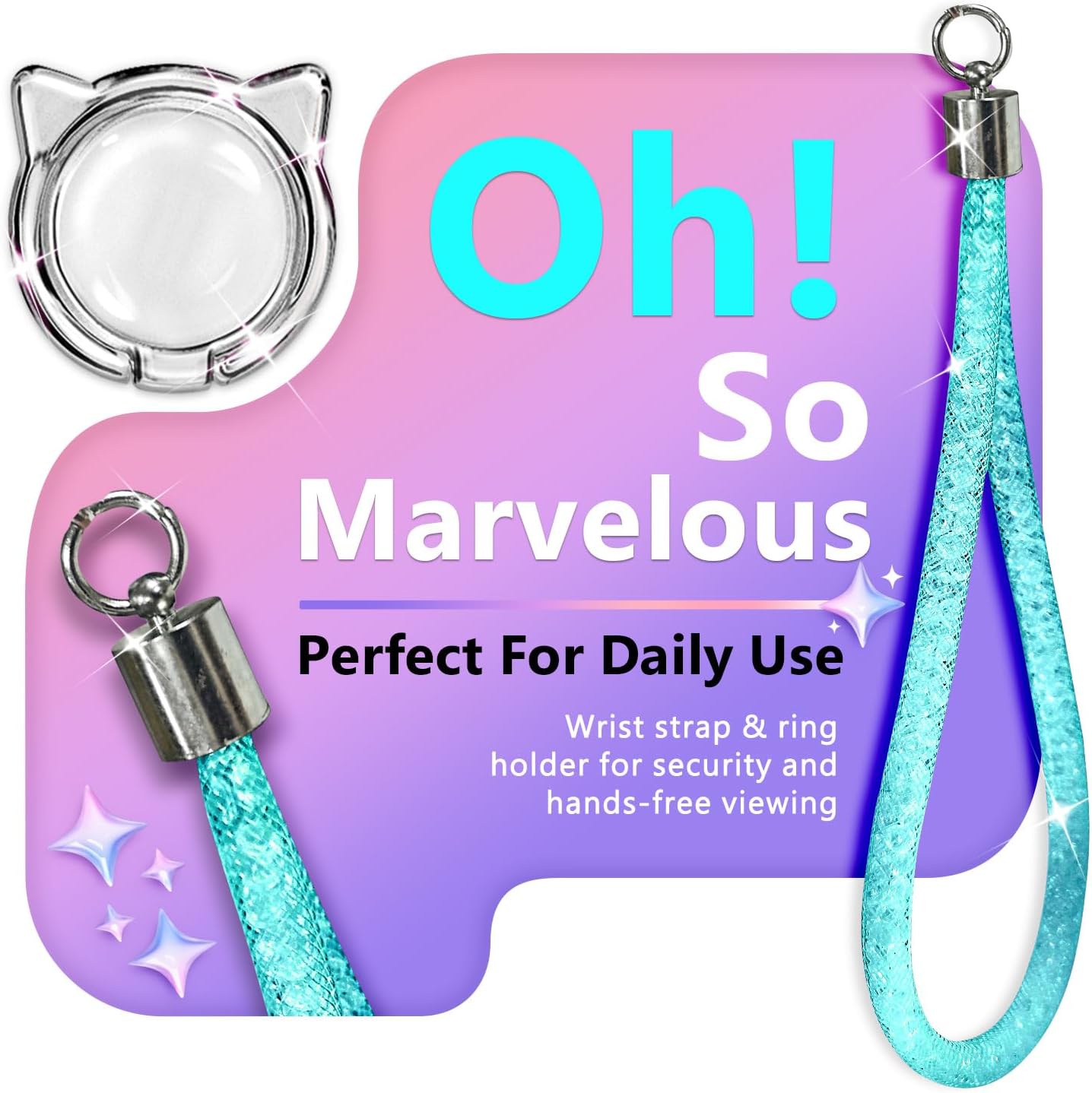 NGB Designed for iPhone 11 Phone Case, Pink/Aqua | Glitter Liquid Sparkle Cute Cover for Women Girls Kids | with Tempered Glass Screen Protector & Ring Holder & Wrist Strap