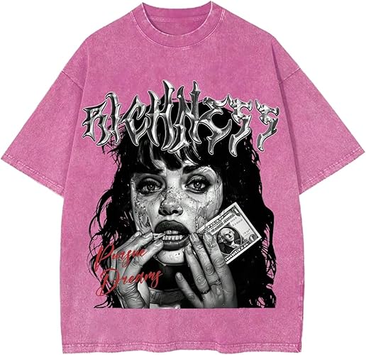 Milumia Men's Graphic T Shirt Figure Letter Print Short Sleeve Vintage Tee Tops