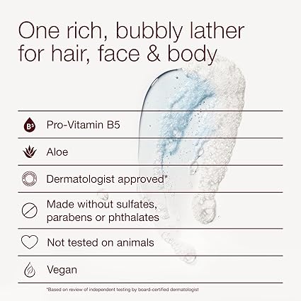 Bath & Body Works 3-in-1 Hair, Face & Body Wash for Men – Ocean Scent, Men's Shampoo & Cleanser with Pro-Vitamin B5 & Aloe, Coastal Air & Cypress Scent, 10 fl oz - 2 Pack